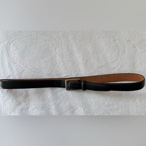 Jos. A. Bank Black Genuine Leather Belt Size 38 Classic Dress Casual